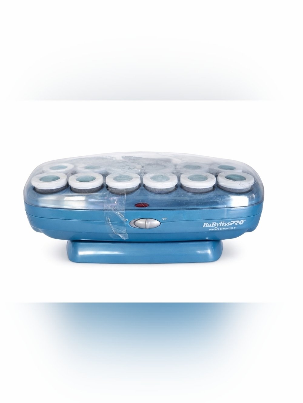 BaBylissPRO Nano Titanium Hot Rollers Set Blue Hair Curlers Heated Styling Tool.